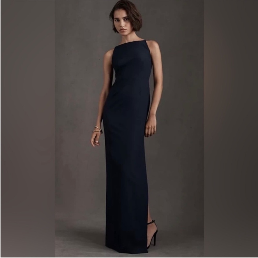 BHLDN Navy Maxi Dress